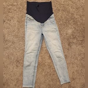 Pink Blush Maternity Jeans, Light Wash, Size 27 Waist